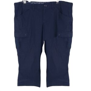 Dockers Navy Blue Cargo Capri